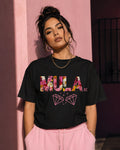 Mula INC Floral Logo T-Shirt