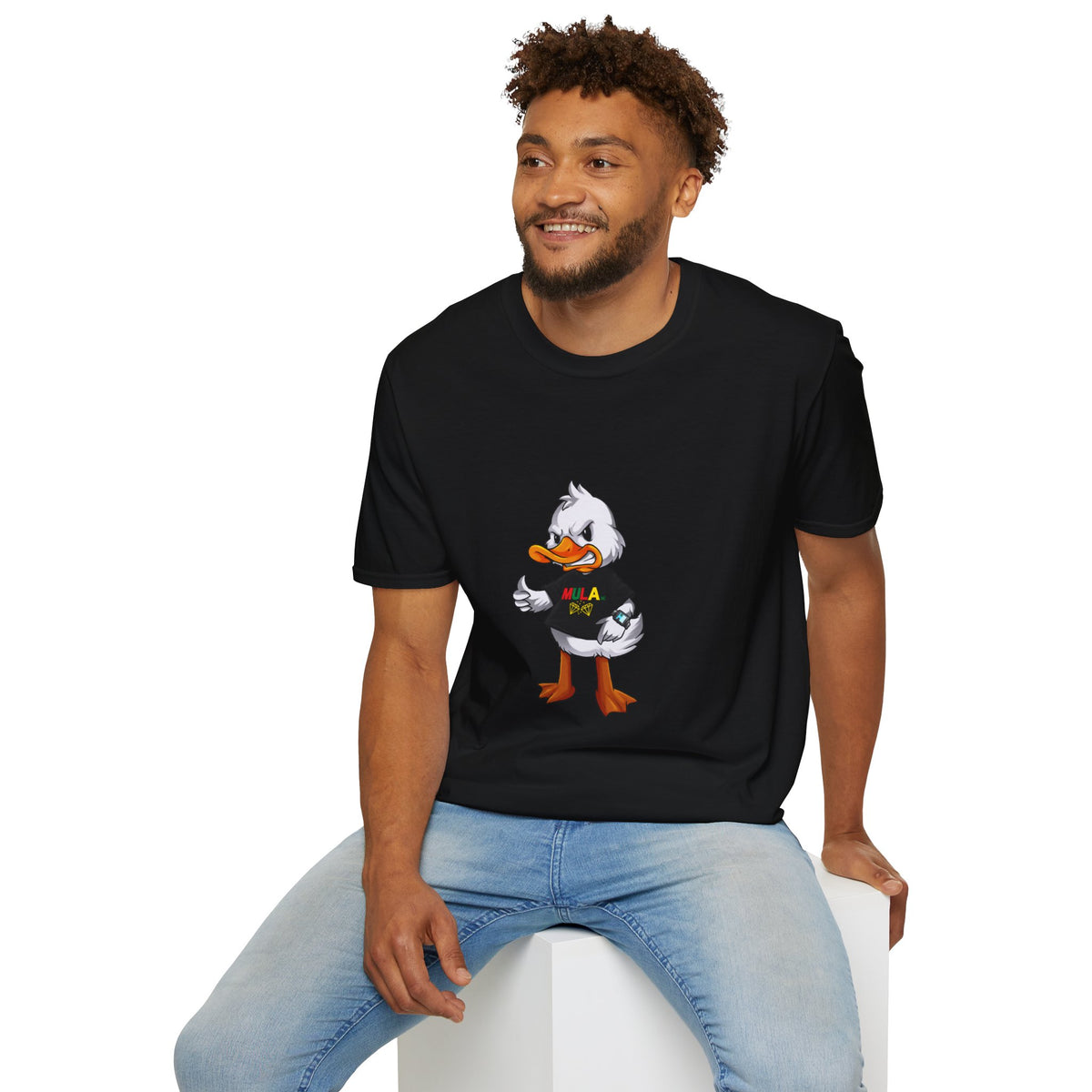Muddy Duck Multi Color Graphic T-Shirt