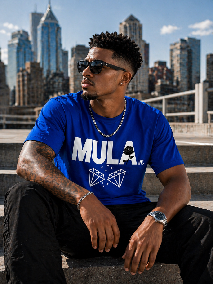 MULA INC Midnight Rose T-Shirt