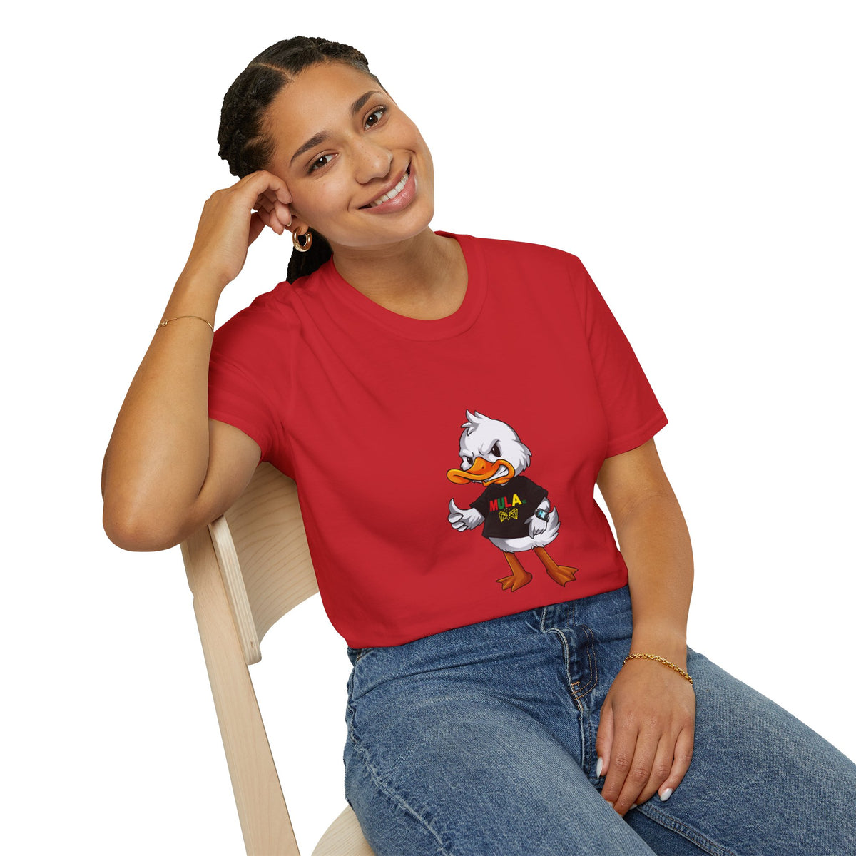 Muddy Duck Multi Color Graphic T-Shirt
