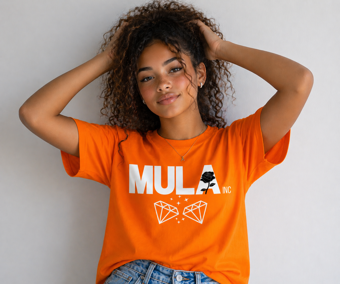 MULA INC Midnight Rose T-Shirt