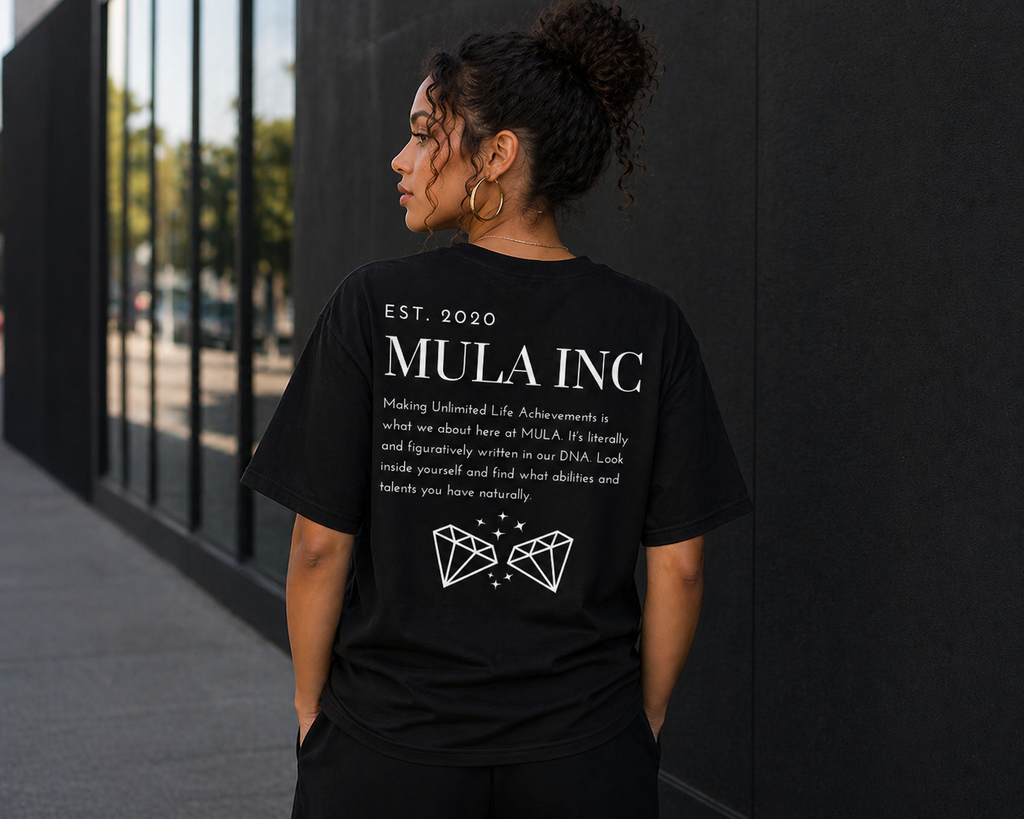 Mula INC Floral Logo T-Shirt